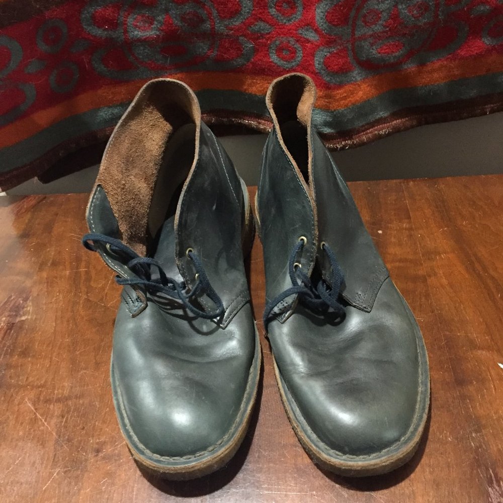 CLARKS MEN'S LEATHER BOOTS SIZE 11